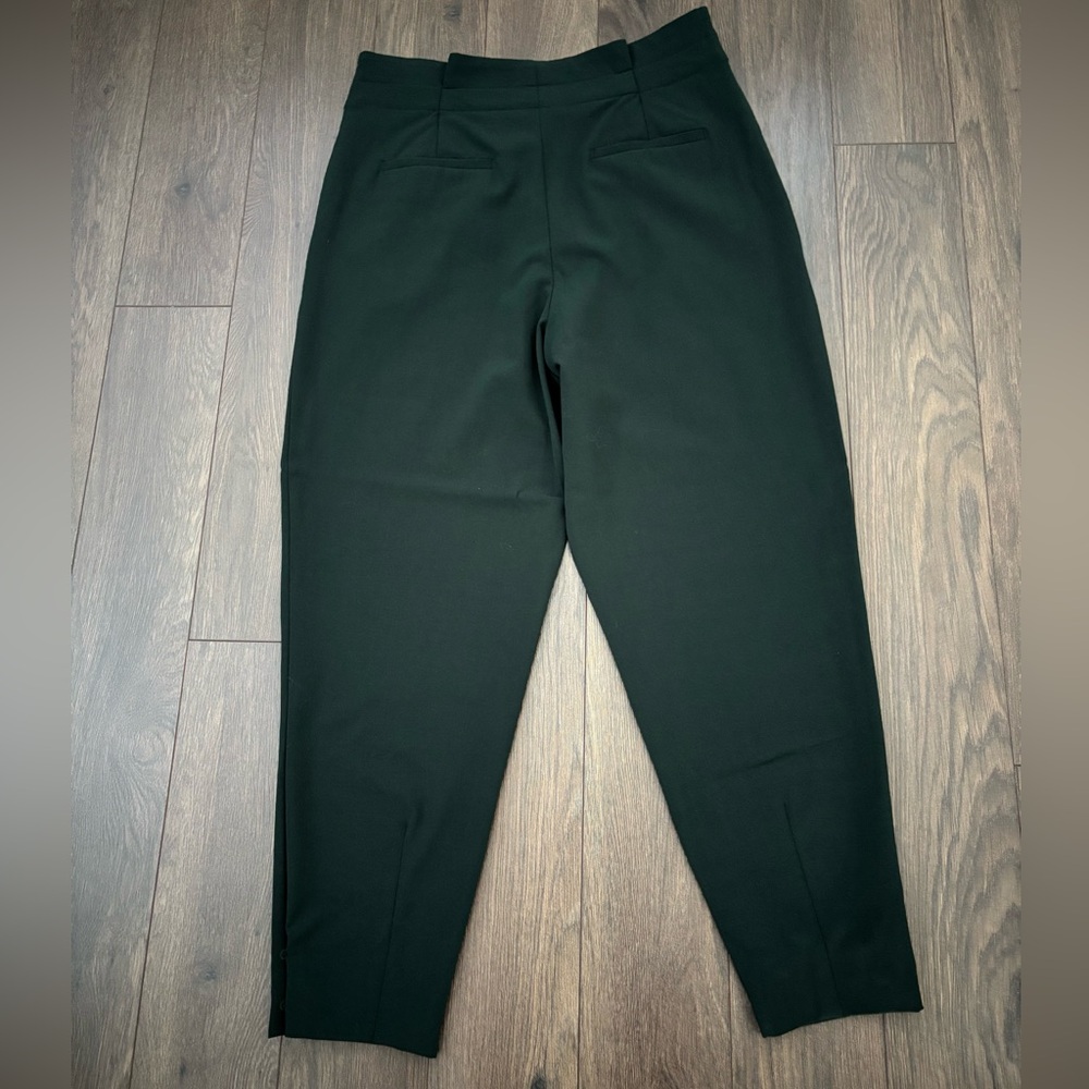 Massimo DUTTI Forest Green Carrot Fit Trousers Size 10 - Picture 7 of 17